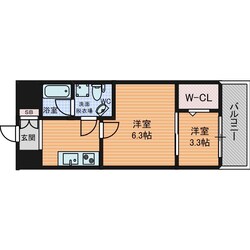 セレニテ谷町calmの物件間取画像